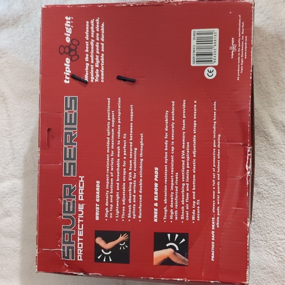 TripleEight|NYC Saver Series proactive pack Skate/Rollerskate 3pk pads SizeSmall - Picture 2 of 4